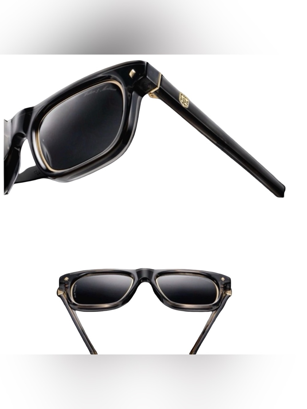 Premium Black and Gold Men’s Sunglasses - Designer Style - Picture 5 of 13